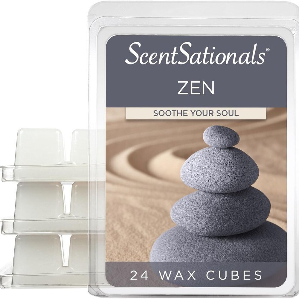 Wax Melts, Wax Cubes Strong Scent -Zen - Long Lasting Scented Melts for Warmer,